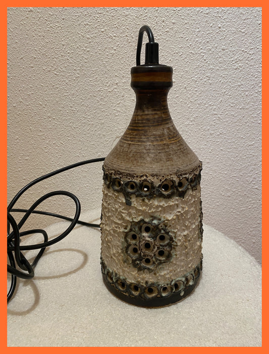 Vintage keramieken hanglamp