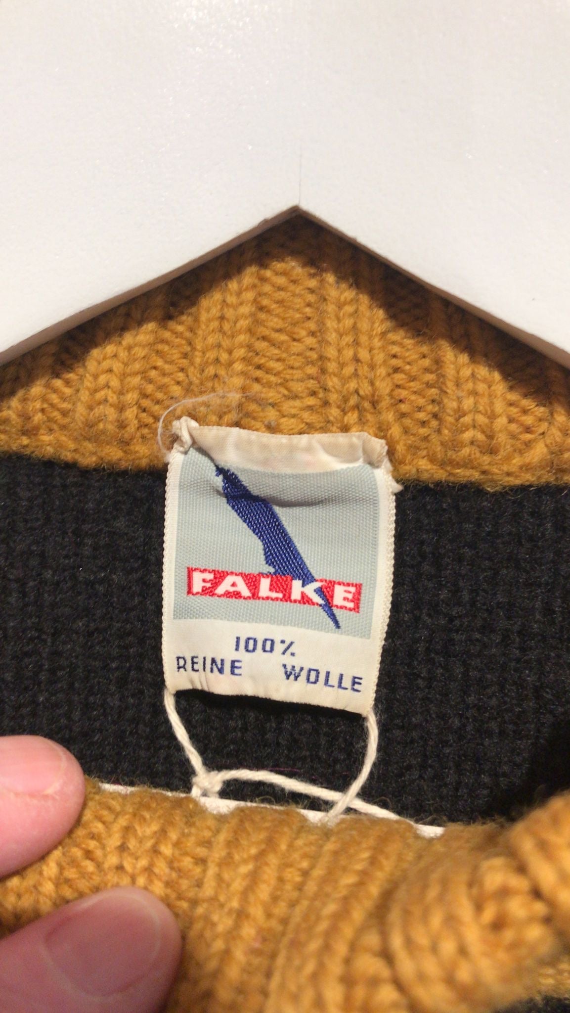 Vintage wollen trui