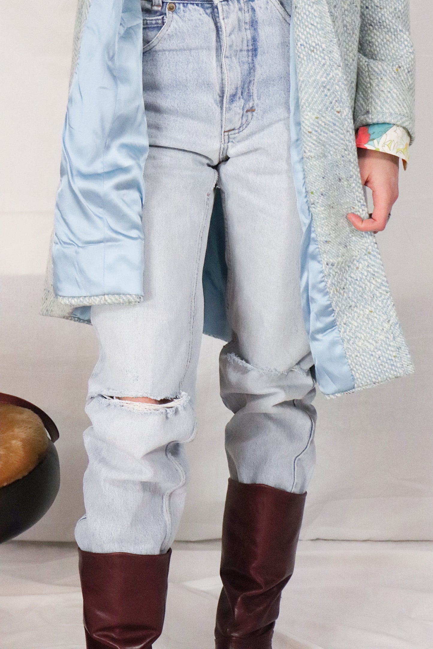 Vintage Trussardi distressed jeans